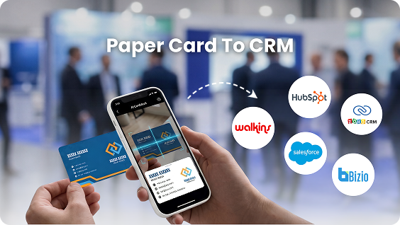 Paper Card to CRM - AI CardVault